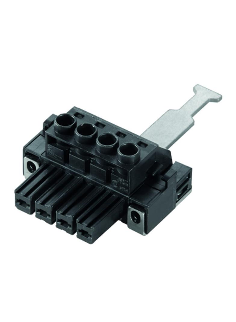 BVZ 7.62HP/04/180SH180C SN BK BX Złącze kablowe do płytek drukowanych /25szt./ WEIDMULLER