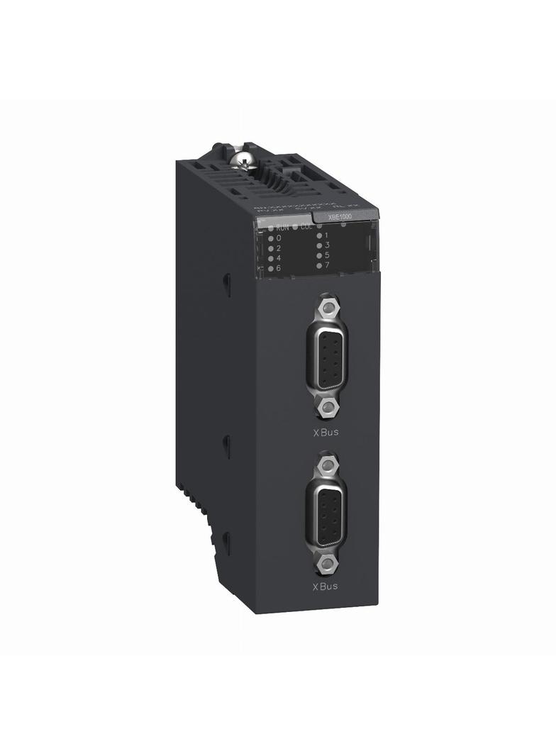 Modicon X80, moduł rozszerzający płyty backplane, 2 złącza żeńskie SUB D9