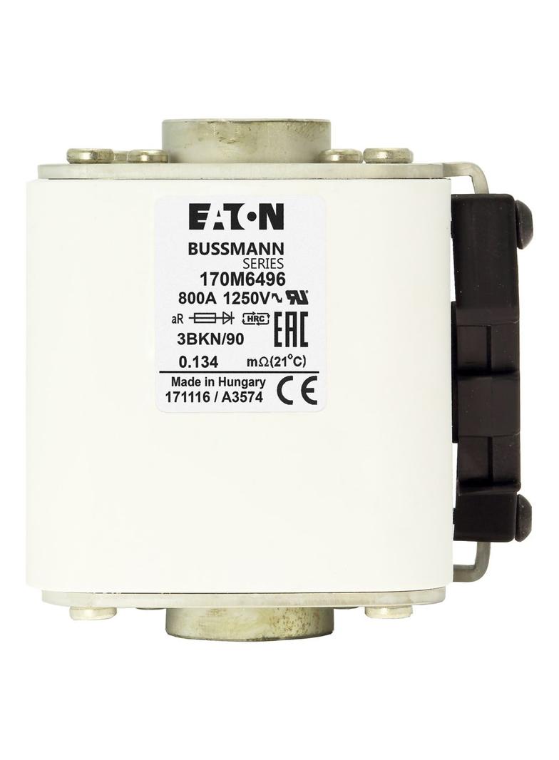 FUSE 800A 1250V 3BKN/90 AR Wkładka szybka 800A AC 1250V rozmiar 3 76x92x91 mm aR IEC UL w 170M6496 E