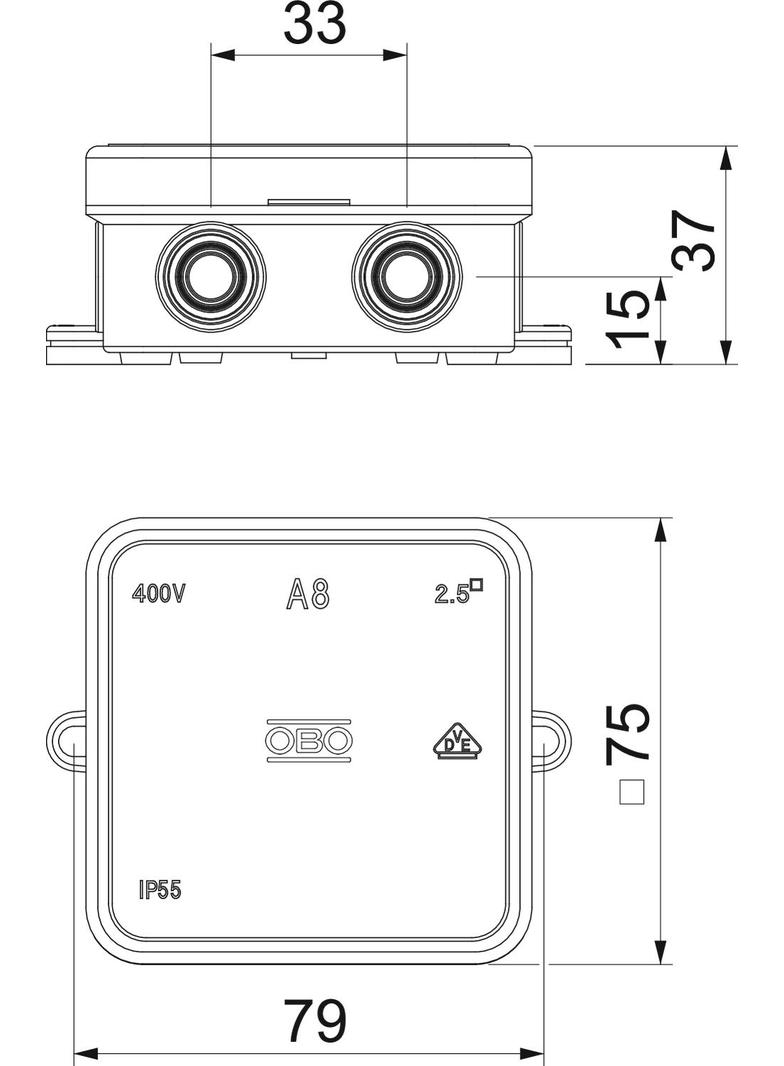 A 8, SZKRYZNKI ROZGAŁ.A8 BEZHAL.CZERW