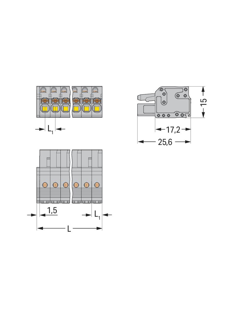 1-przewodowe gniazdo