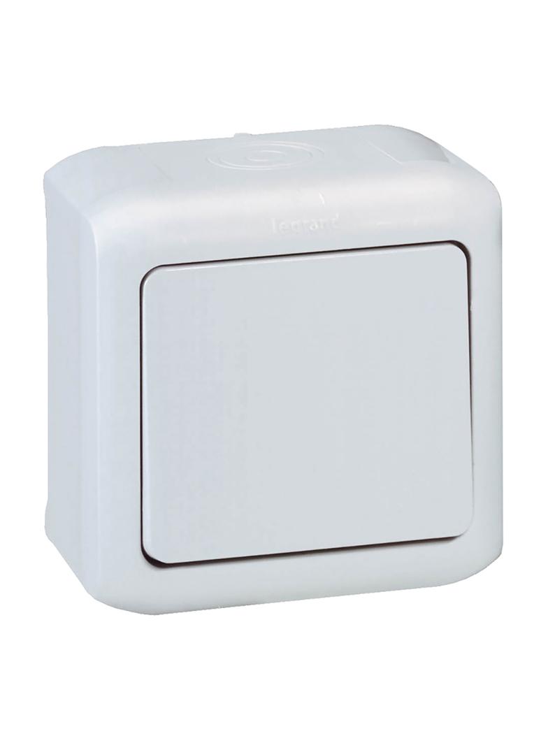 FORIX IP44 - PRZYCISK JEDNOBIEGUNOWY 6 A SZARY, Legrand