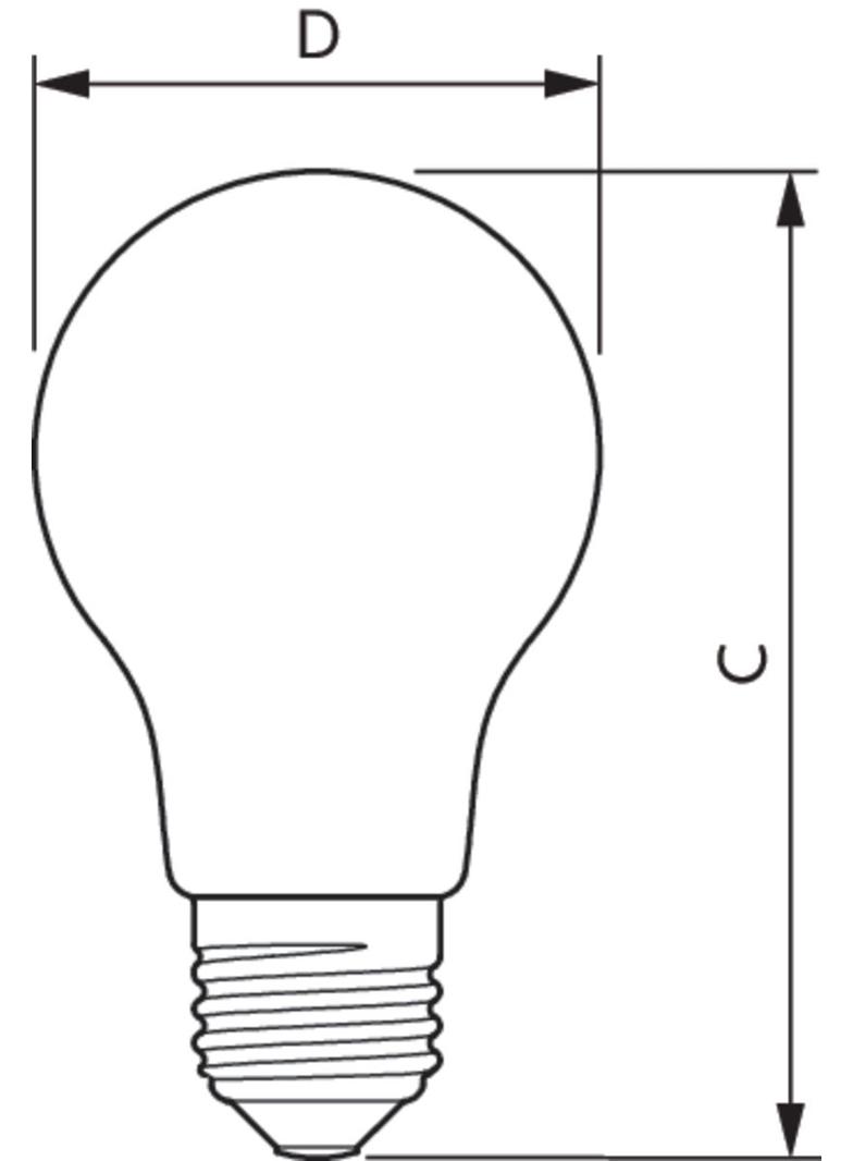 LED classic 75W E27 WW A60 FR ND 1CT10 Żarówka LED