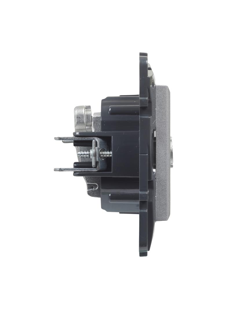 Niloe Step - gniazdo TV-R-SAT przelotowe, 14 dB- kolor aluminium, Legrand