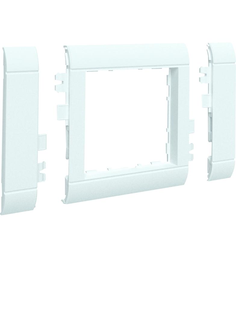 tehalit.WA Maskownica 80mm 1-krotna 55x55mm PC-ABS bezhalogenowy biały