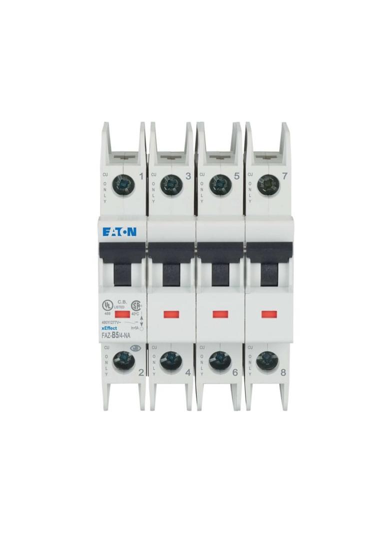 FAZ-B5/4-NA Wyłącznik nadprądowy 10kW B5A 4P 190904 EATON