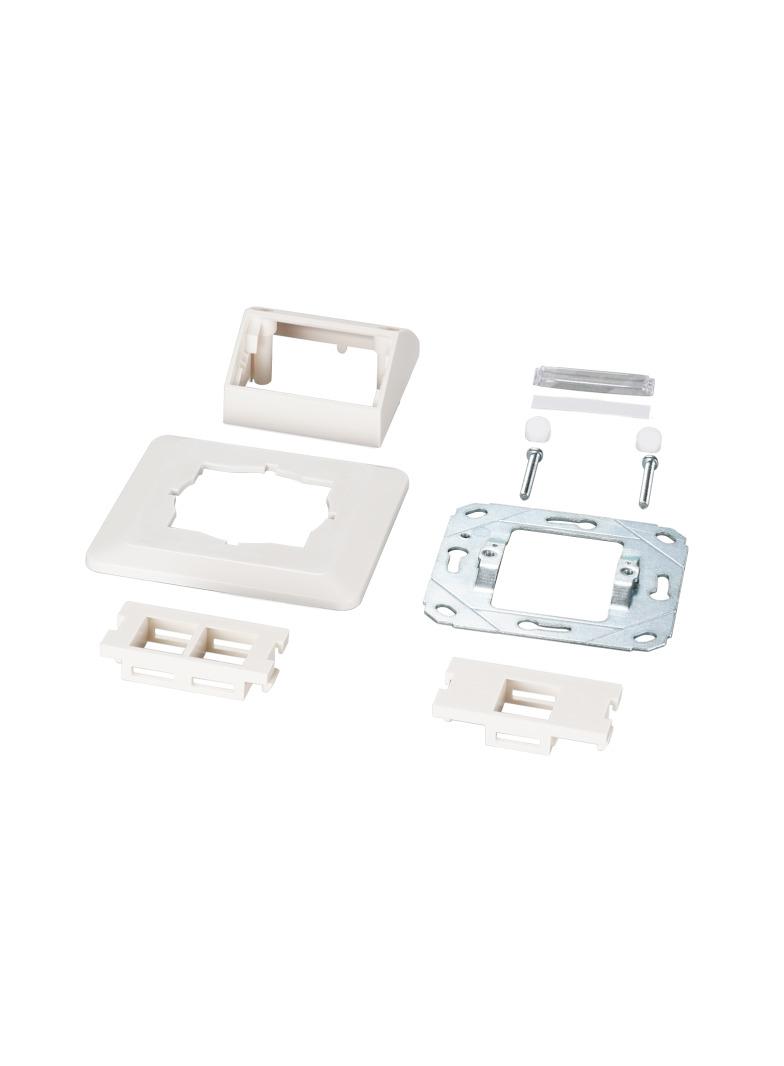 Wielofunkcyjny zestaw ramek z adapterem 1- i 2-portowym