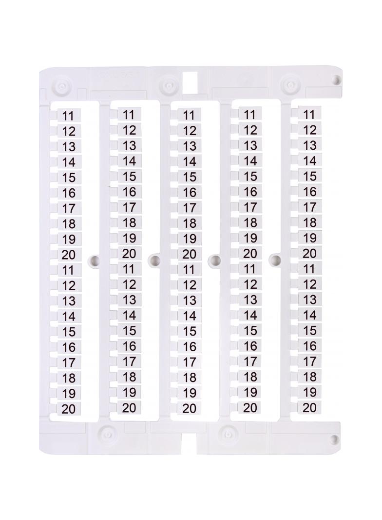 Oznacznik 11 do 20 (100 szt.) ES-NU0851520 003903098 ETI