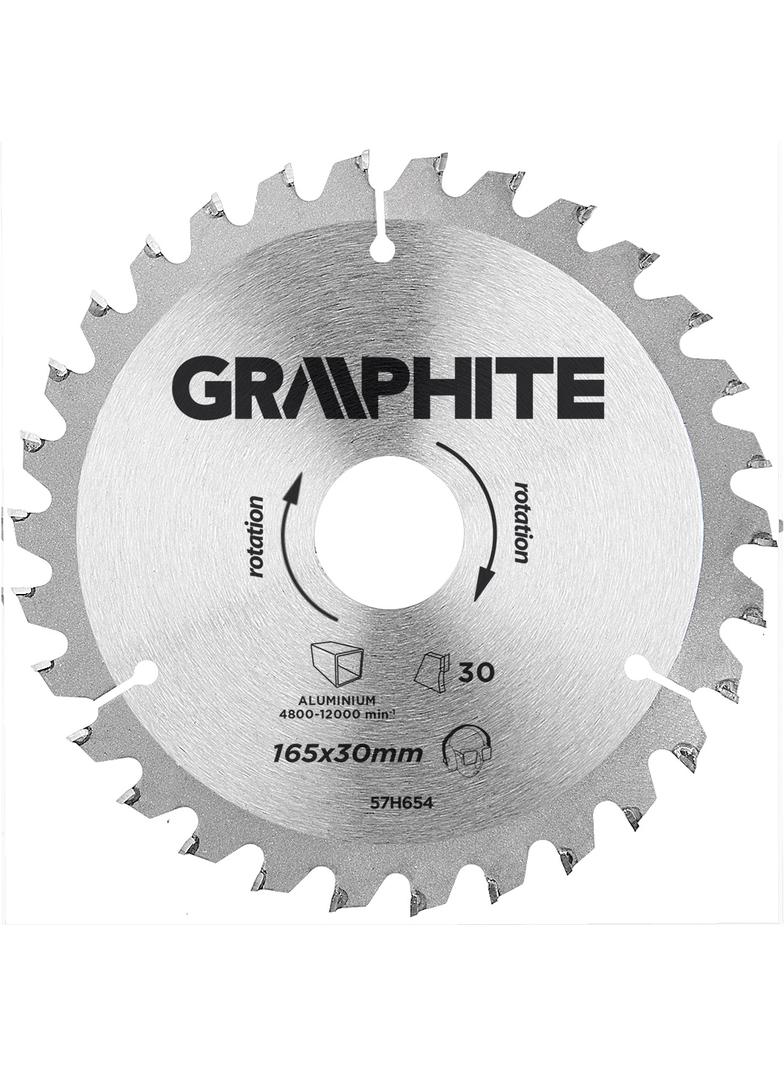 Tarcza do pilarki, widiowa, 165 x 30 mm, 30 zębów, do aluminium