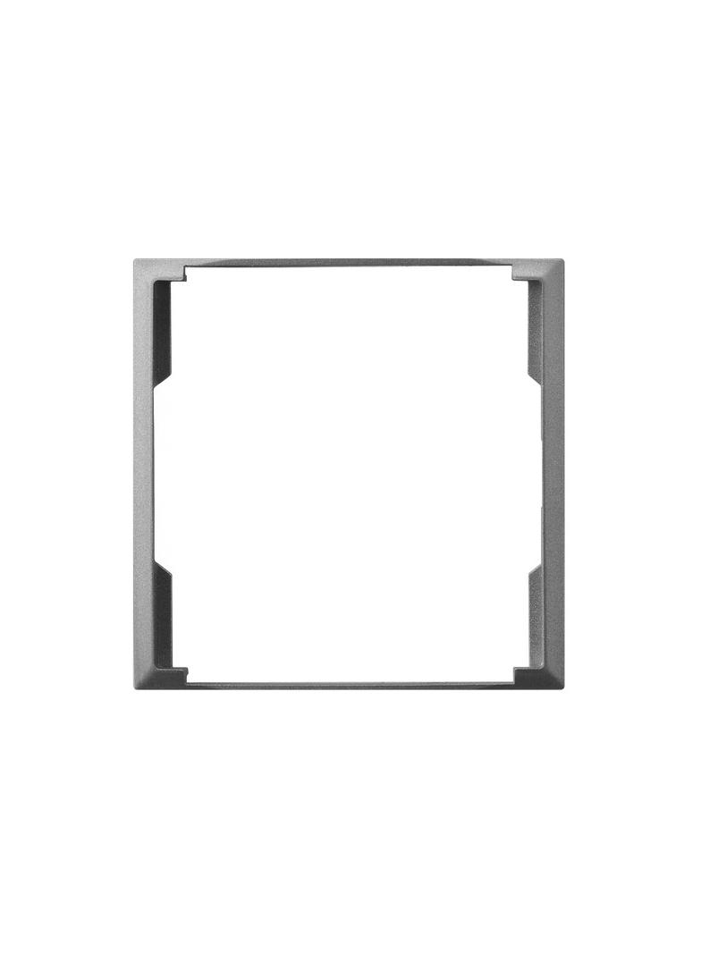 ARIA Ramka ozdobna do gniazd podwójnych do ramek - kolor szary mat