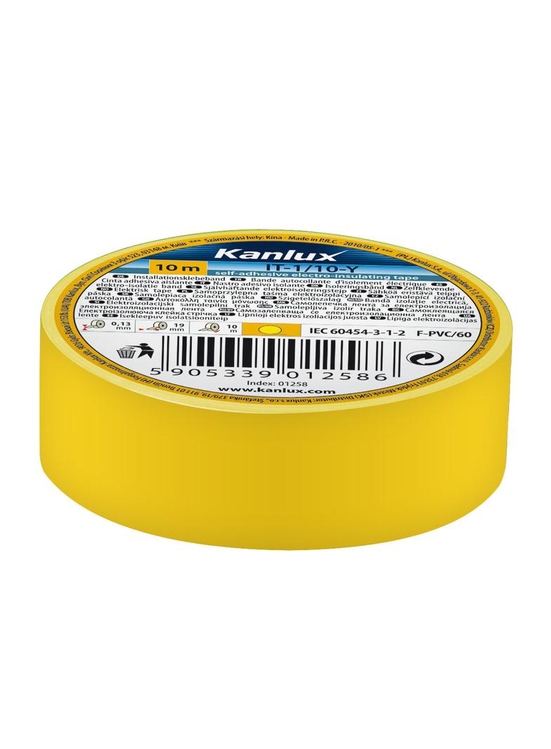 Taśma samoprzylepna elektroizolacyjna IT-1/20-Y /10szt./ 1272 KANLUX