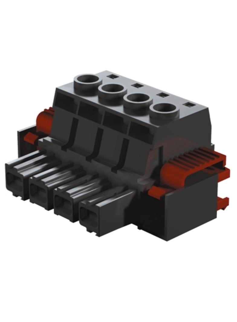 BUZ 10.16HP/04/180F AG BK BX Złącze kablowe do płytek drukowanych /20szt./ WEIDMULLER
