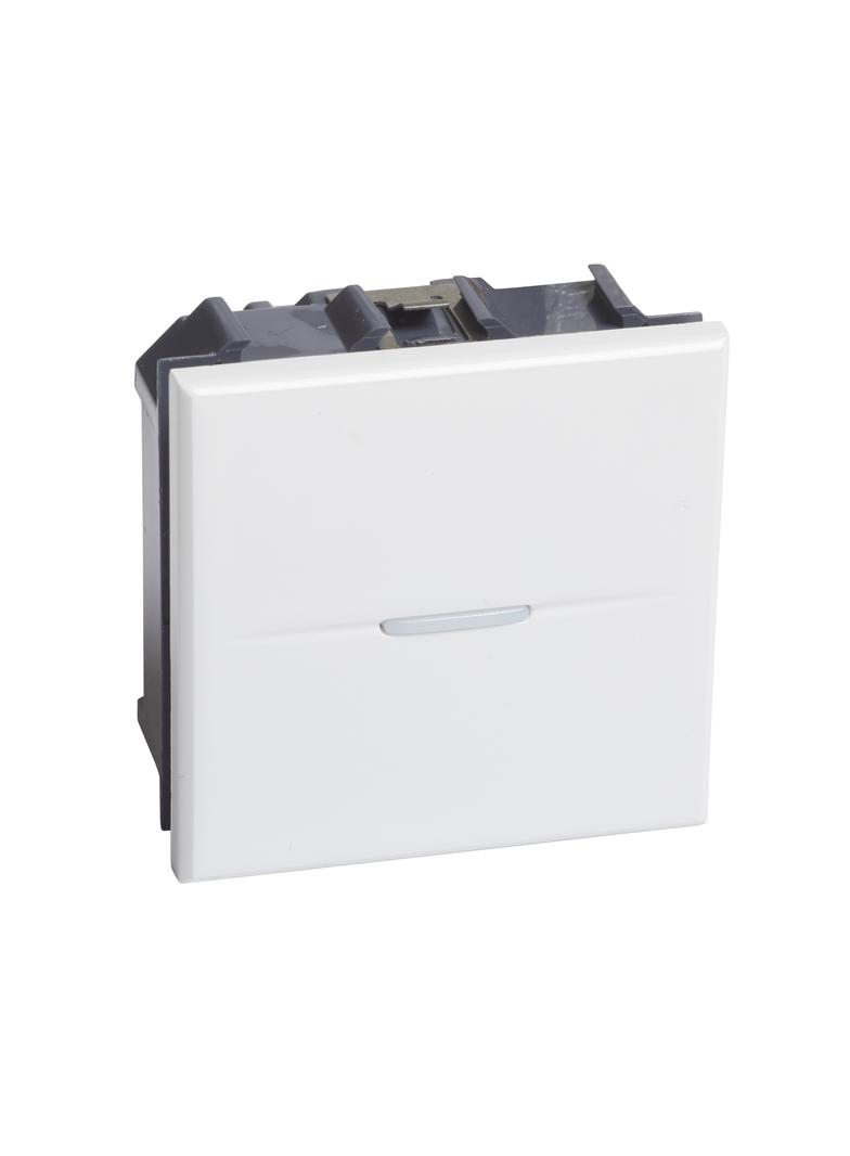 AXOLUTE - Łącznik schodowy 10AX (zaciski śrubowe) 2 moduły AXIAL biały, Bticino