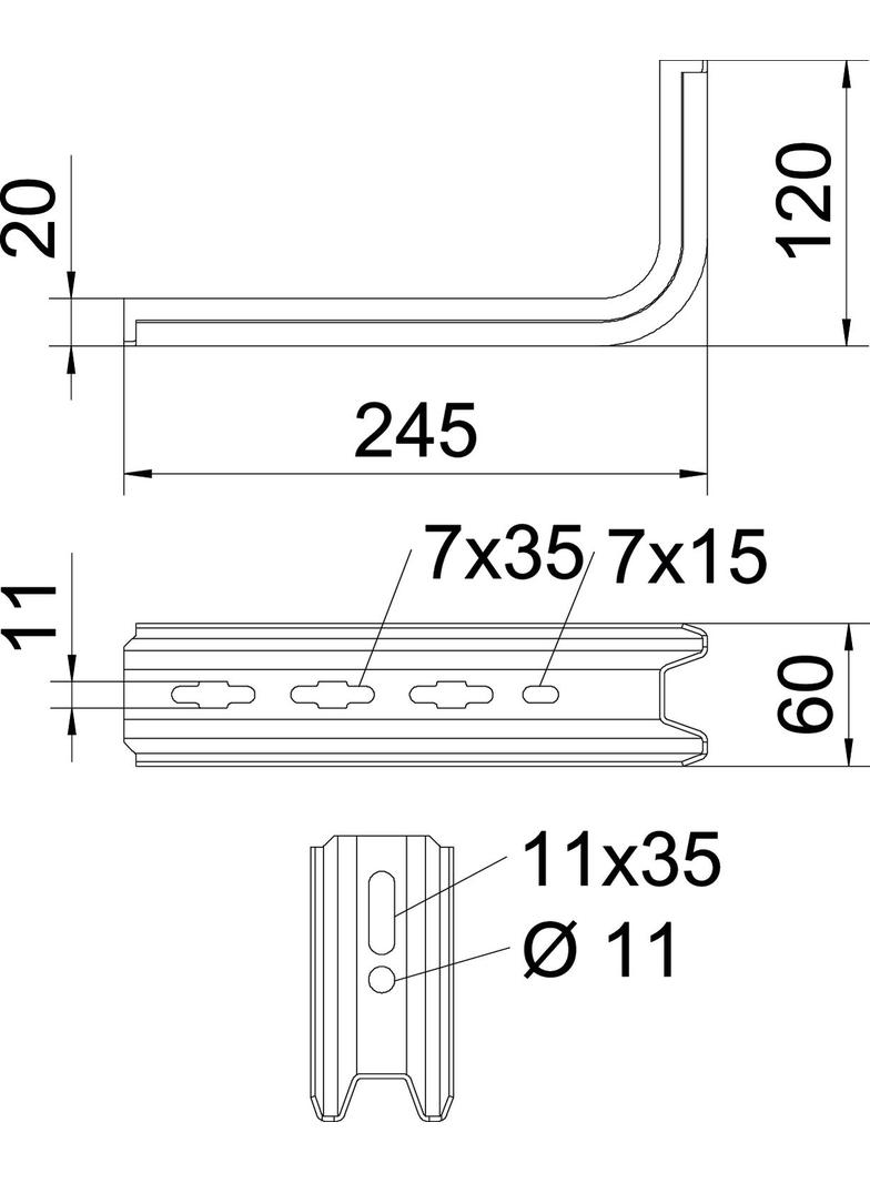 TPSA/245, WIESZAK TP 245MM FS