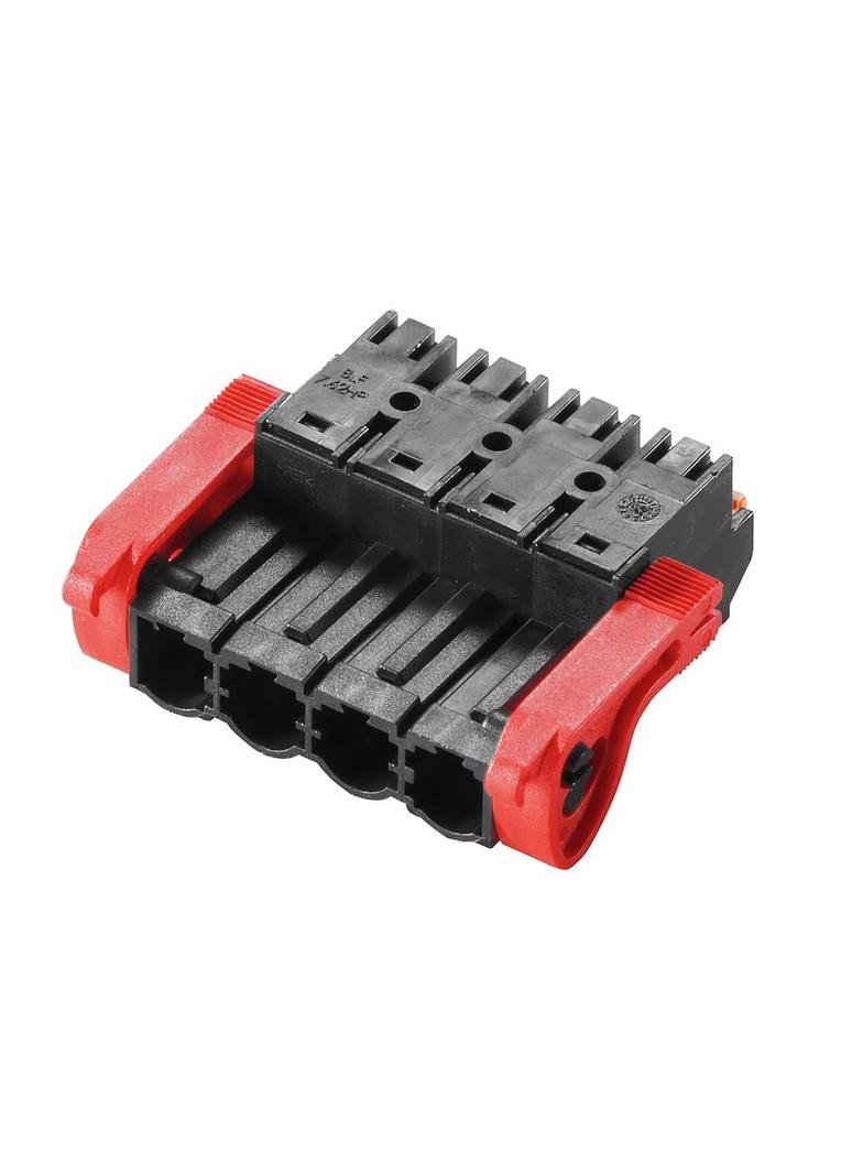 SLF 7.62HP/04/180LR SN BK BX Wtyk PCB (złącze wiązki), 7.62 mm, Liczba biegunów: 4, PUSH IN /42szt./ 1043770000 WEIDMÜLLER