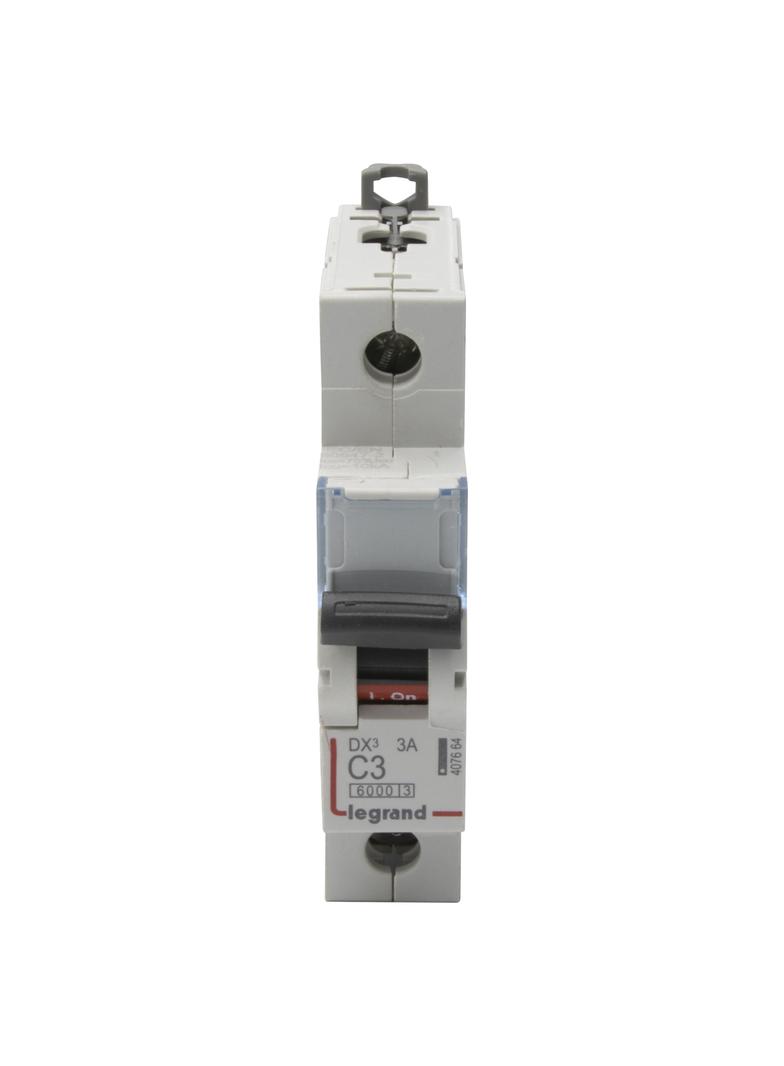 Wyłącznik Nadprądowy S 301 1P C3A 6kA DX3 407664 LEGRAND