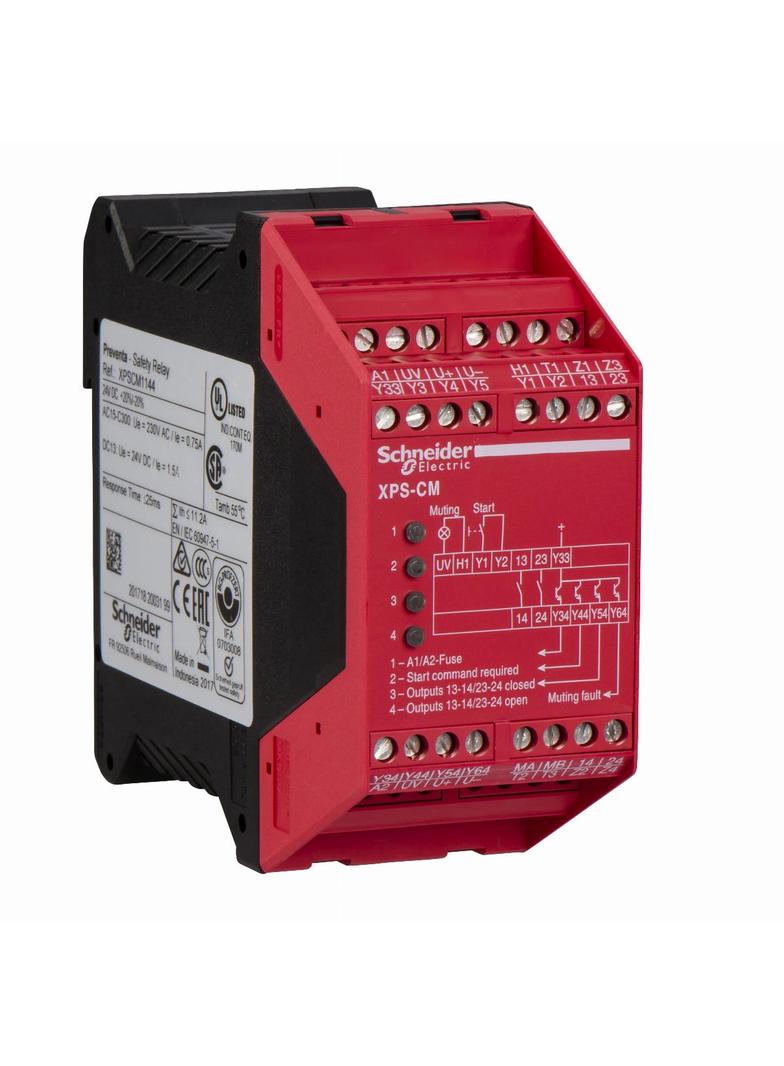 Moduł bezpieczeństwa Preventa sterowanie oburęczne z czujnikiem XU2s XU2S Kat 2