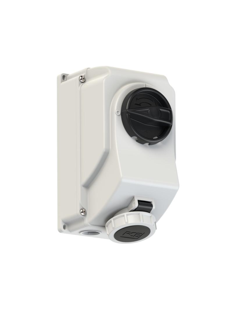 GN.Z WYL.0-1 16A 3P 7H IP67 I BLOK.MECH.OBUD.DUZA