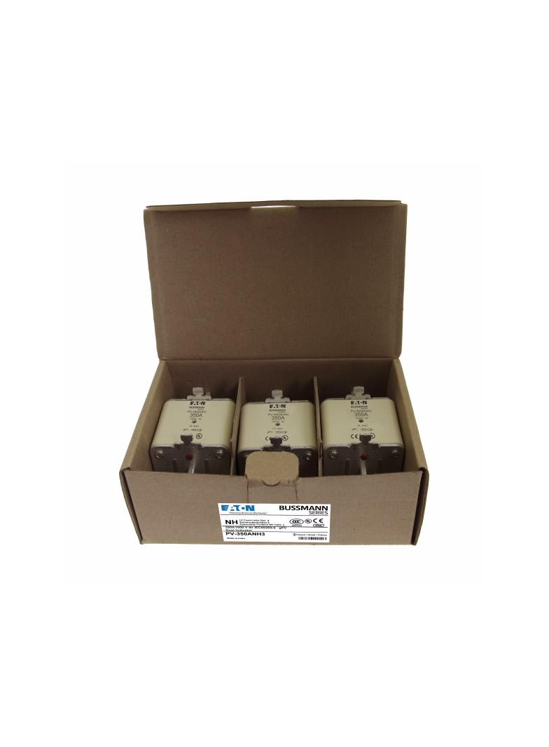 PV-350ANH3 Wkładka PV NH 350A 1000V DC PV rozmiar 3 podwójny wskaźnik PV-350ANH3 EATON