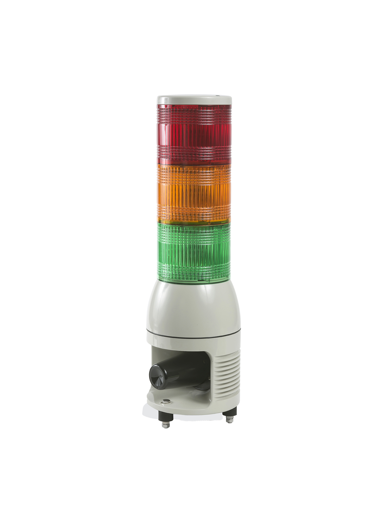 Harmony XVC Kolumna świetlna 100mm 24 V syrena stała/migający LED zielona/pomarańczowa/czerwona XVC1B3HK Schneider