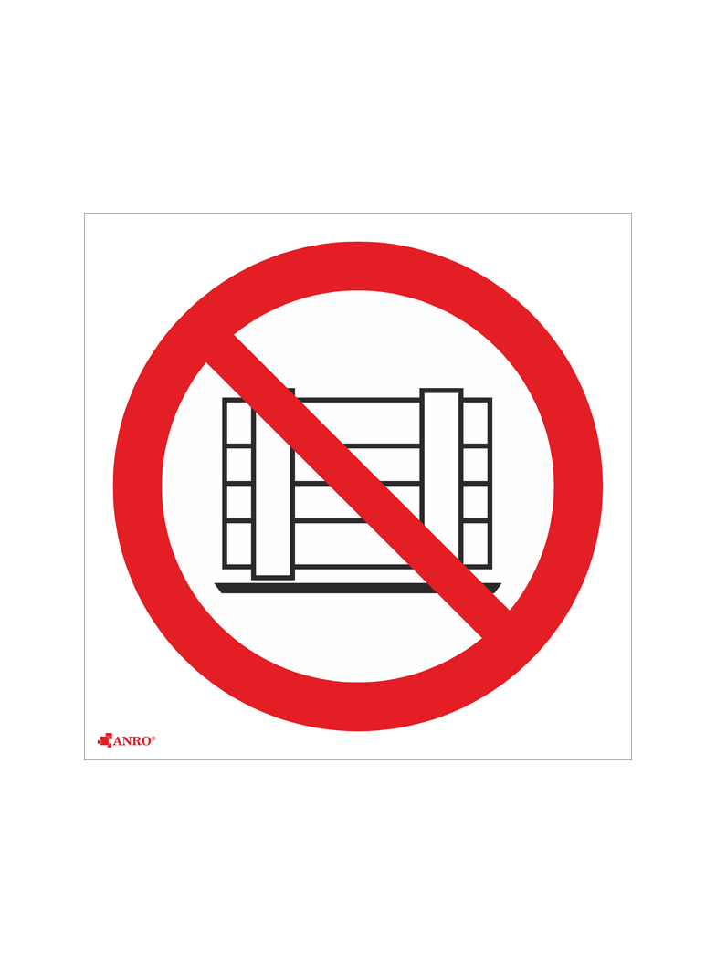 NIE ZASTAWIAĆ,  200X300   FOLIA SAMOPRZYLEPNA