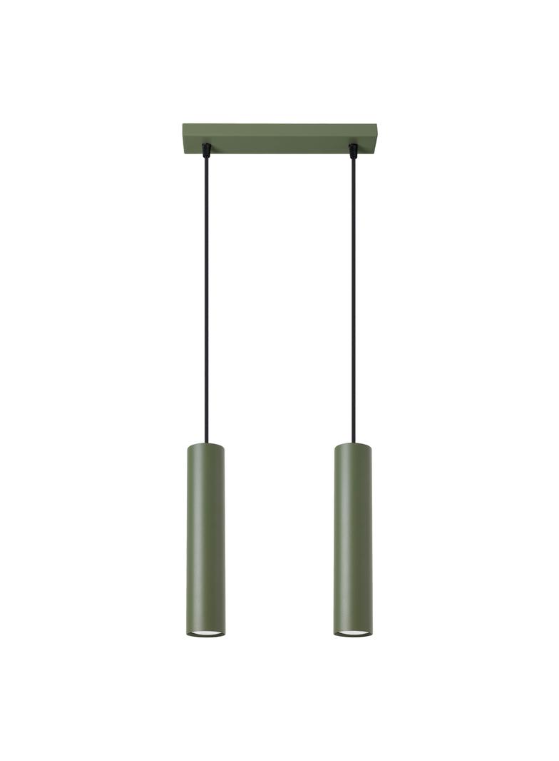 Sollux Lampa wisząca LAGOS 2 zielona oliwka SL.1485