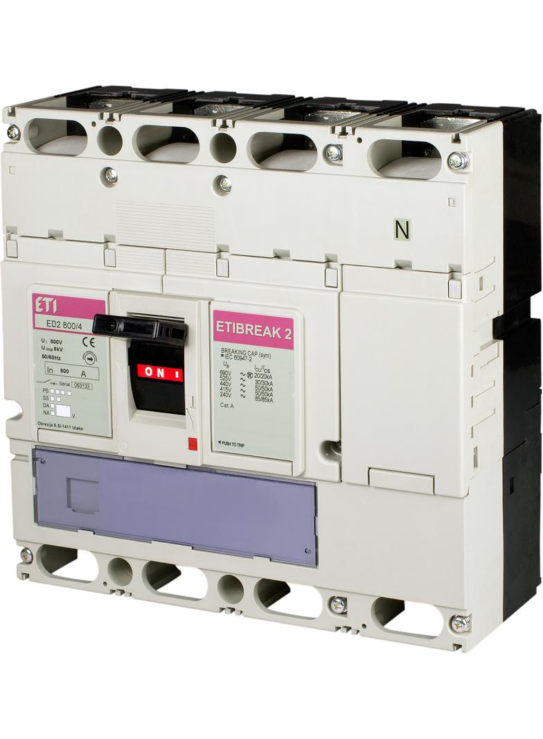 Rozłącznik izolacyjny 4P ED2 800/4 004672380 ETI