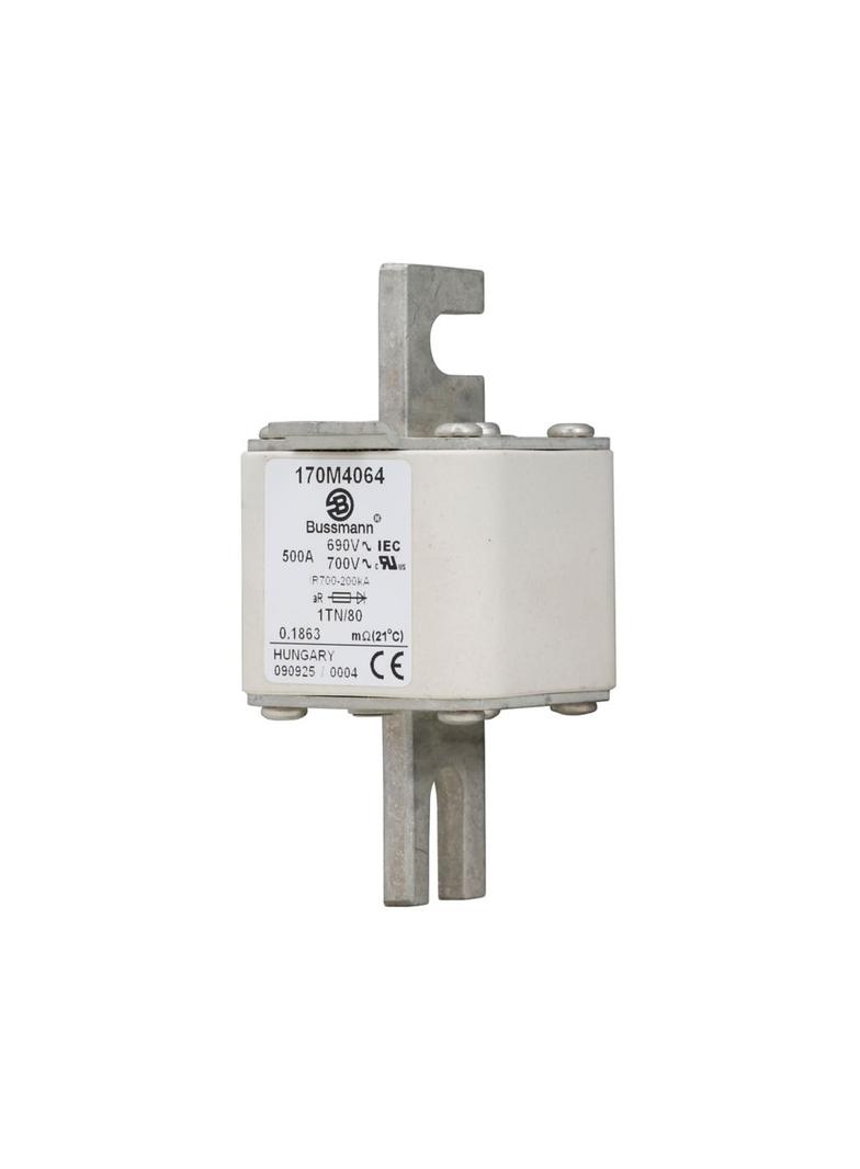 500A 690V 1TN/80 aR INDICATOR FUSE Wkładka szybka 500A AC 690V DIN 1 53x66x108 mm aR DIN 170M4064 EA