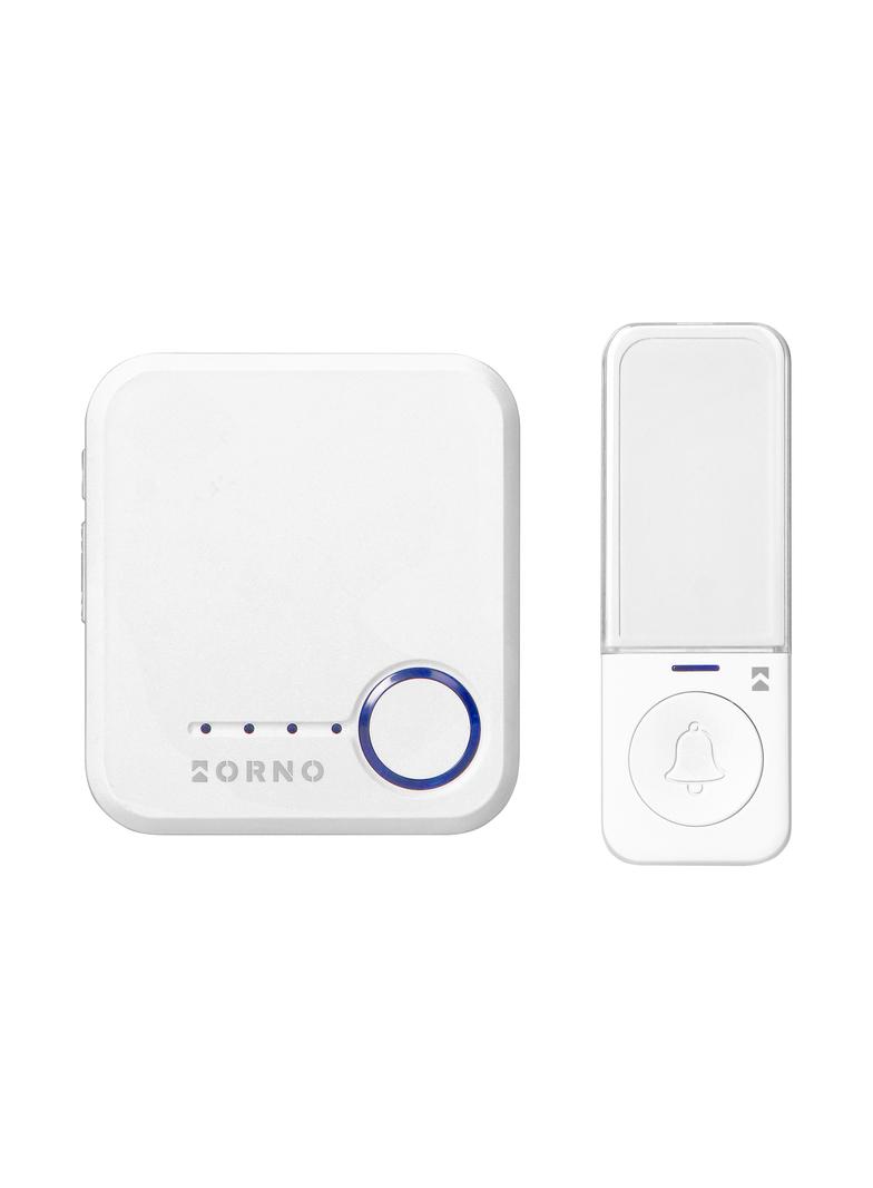 Bezprzewodowy dzwonek do drzwi sieciowy 230V przycisk SOS Wifi Tuya biały OR-DB-MK-175/W ORNO