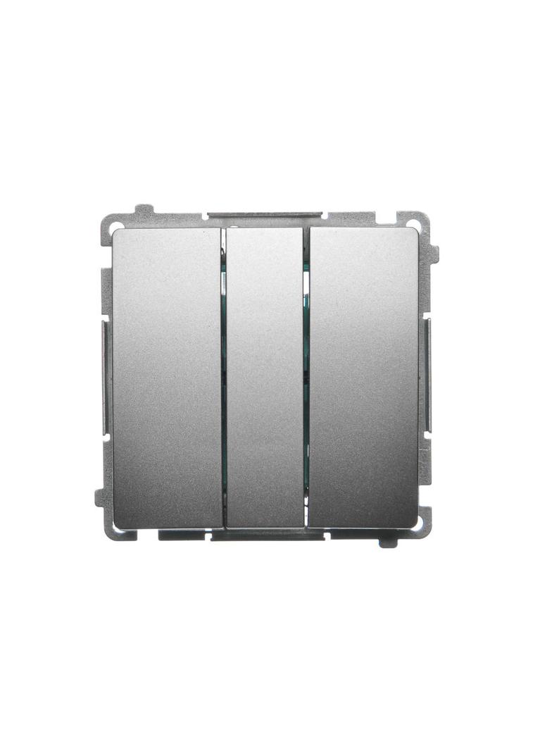 Simon Basic Łącznik potrójny 10A 250V szybkozłączka satynowy BMW31.01/29 KONTAKT