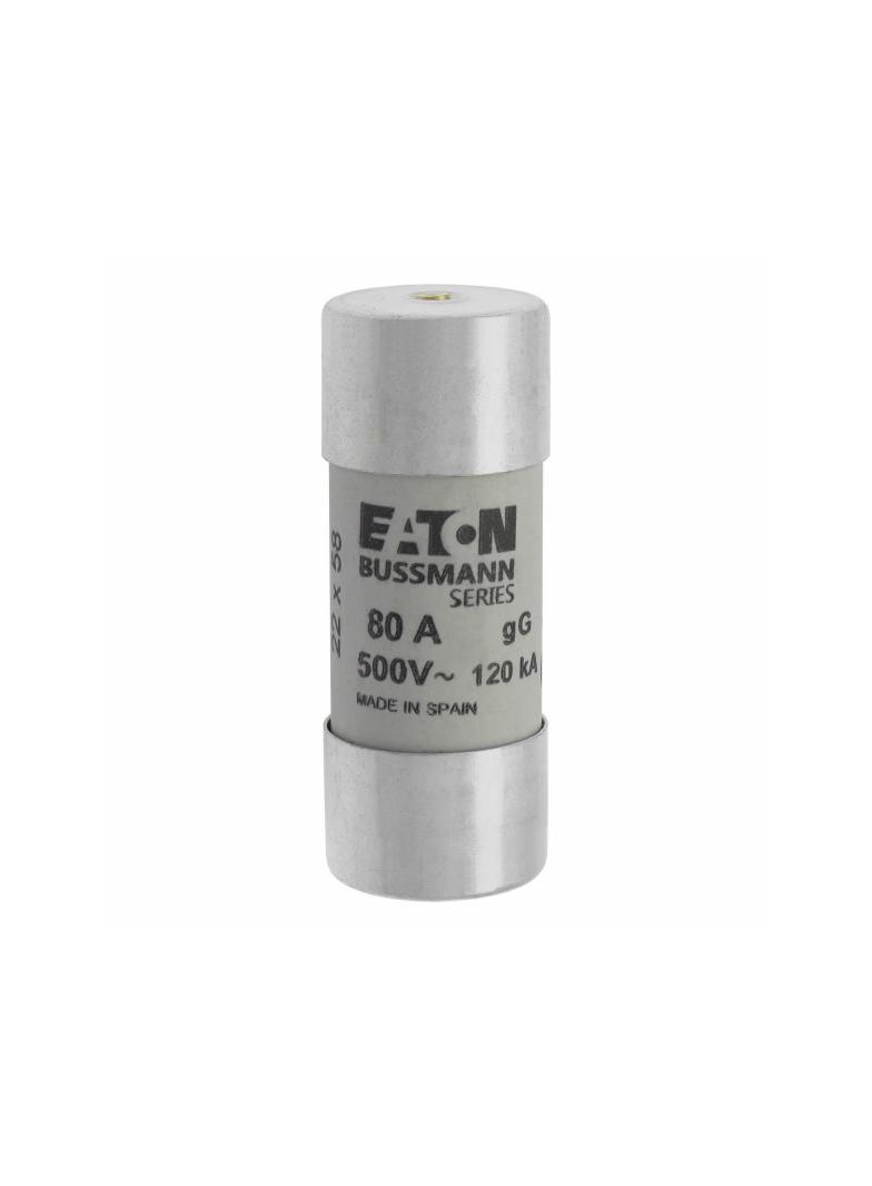 C22G80S Wkładka cylindryczna z wybijakiem 22x58 80A GG 500V AC C22G80S EATON