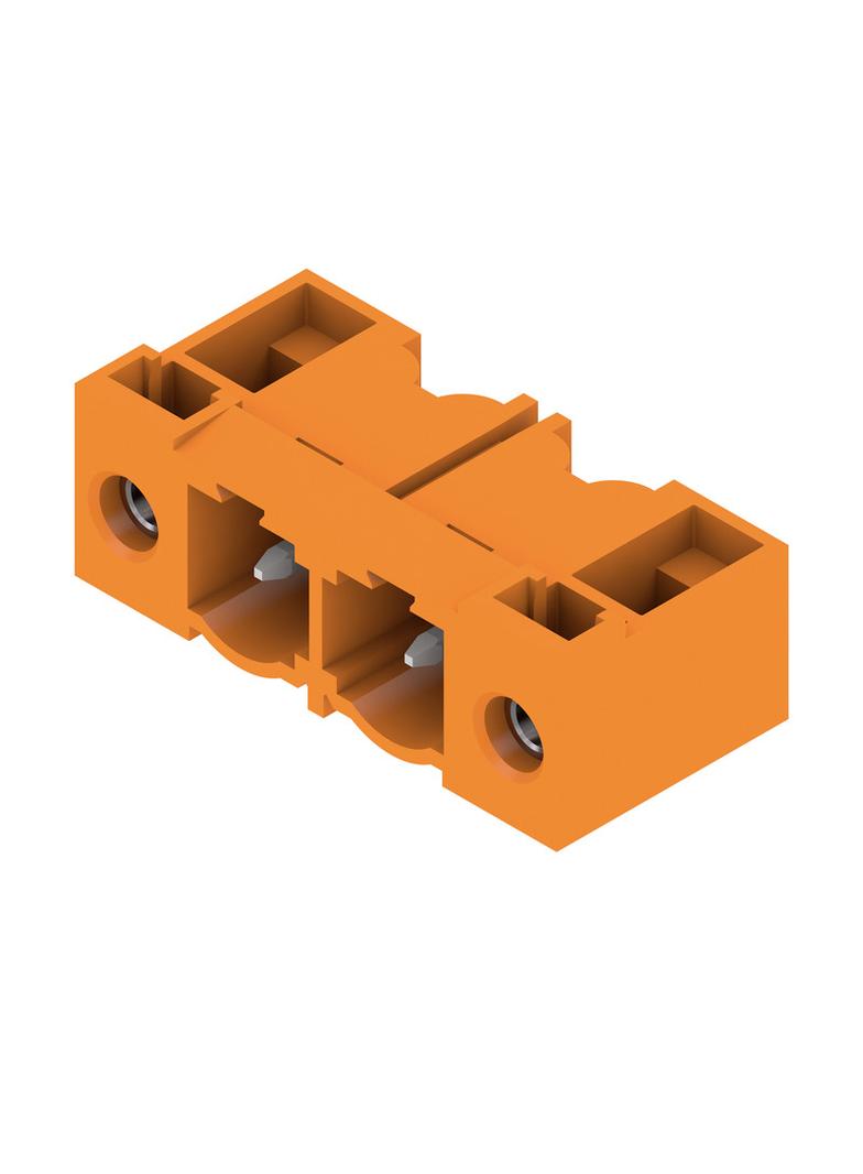 SL 7.62HP/02/90F 3.2 SN OR BX Wtyki PCB (złącza płyty), 7.62 mm, Liczba biegunów: 2, kąt odejścia: 90° /72szt./ 1026810000 WEIDMÜLLER