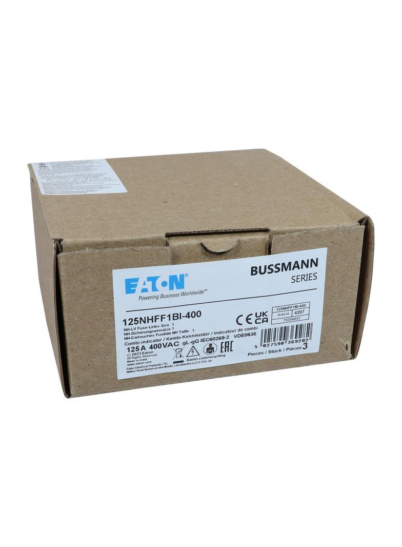 125NHFF1BI-400 Wkładka NH 125A 400V AC GFF Rozmiar 1 125NHFF1BI-400 EATON