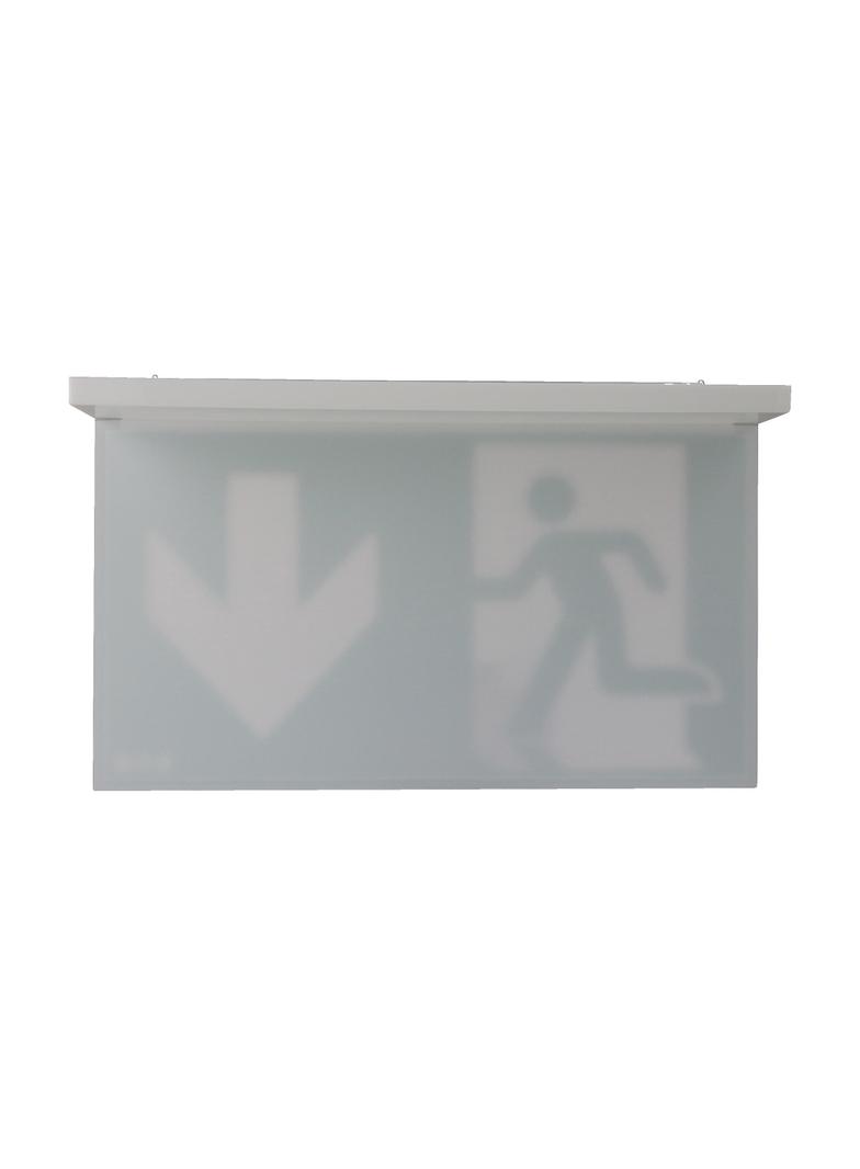 NexiTech LED opal szyba strzałka w dół / zaślepka 30m ISO7010 NEXI-PLEXO-DB EATON