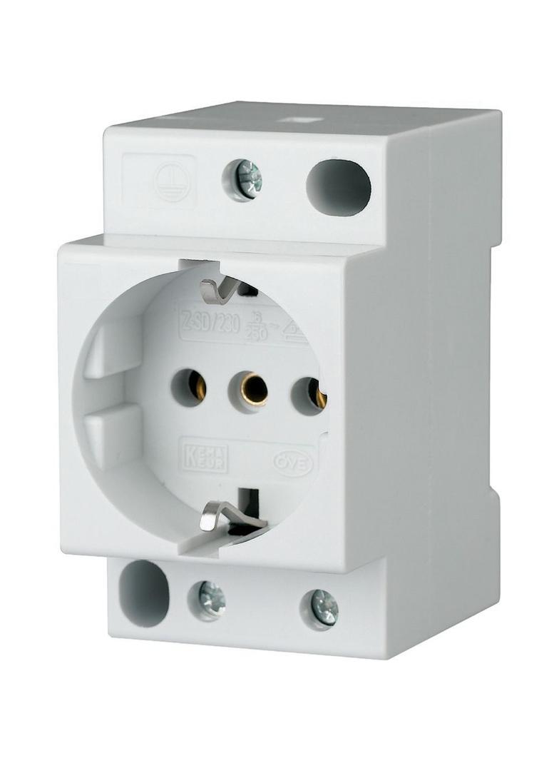 Z-SD230 Gniazdo modułowe 2P+Z 16A 250V Schuko na szynę 266875 EATON