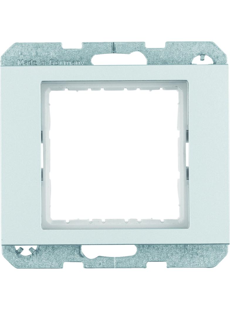 BERKER K.5 Zestaw adaptacyjny do modułów systo 45x45mm aluminium lakierowana 14407003 HAGER