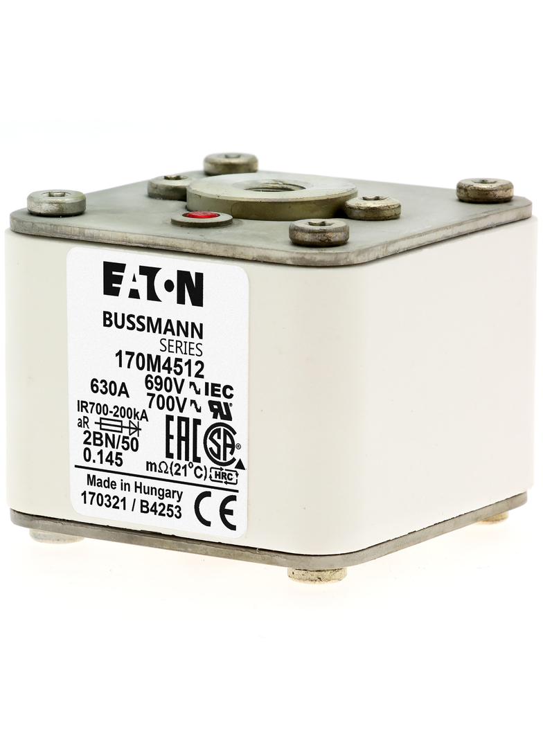 FUSE 630A 690V 2BN/50 AR UC Wkładka szybka 630A AC 690V rozmiar 2 61x77x51 mm aR IEC UL w 170M5412 E