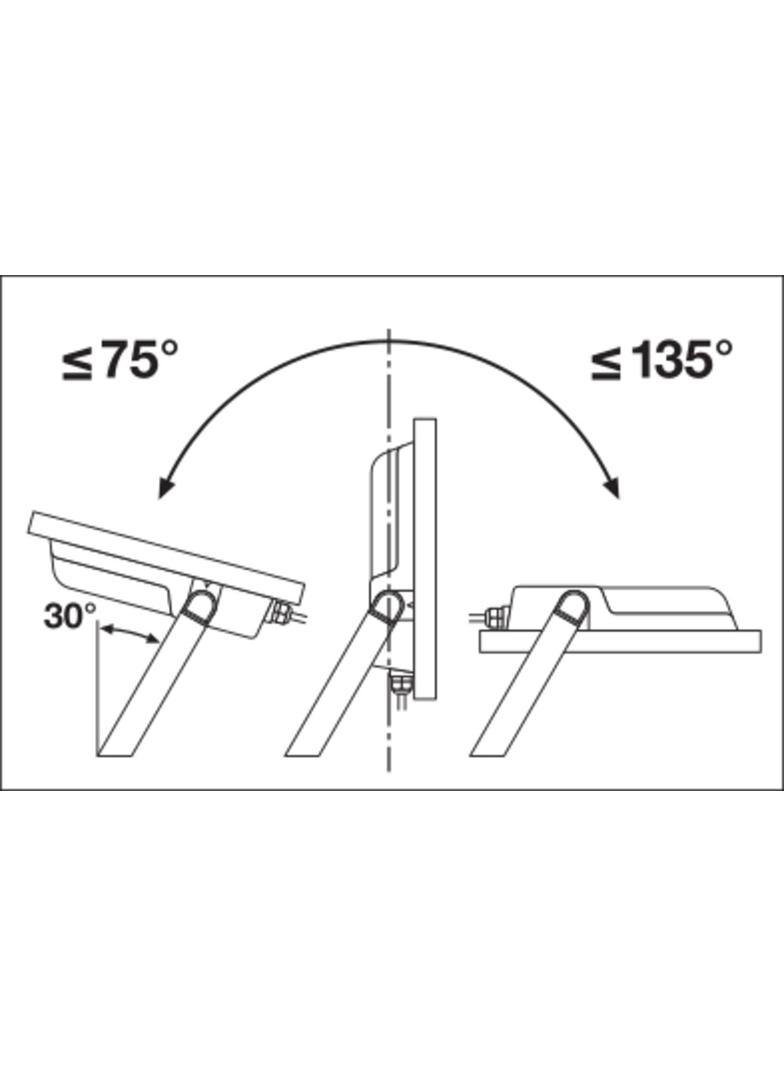 Naświetlacz FLOOD LED PERFORMANCE 65W 4000K SYM 100 SL black