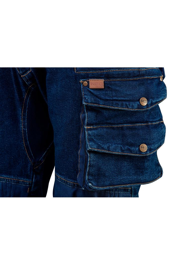 Spodnie robocze DENIM, wzmocnienia na kolanach, rozmiar M