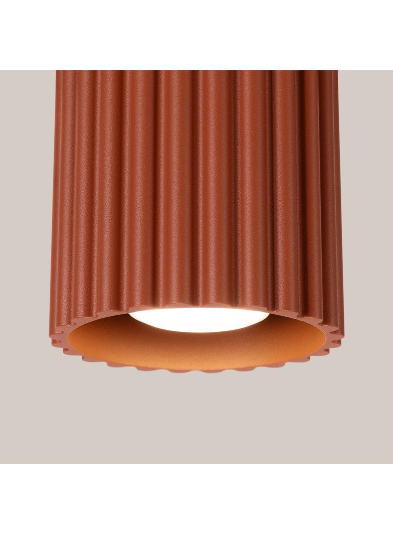 SOLLUX Plafon AURA 1 ochra czerwona GU10 ; SL.1799