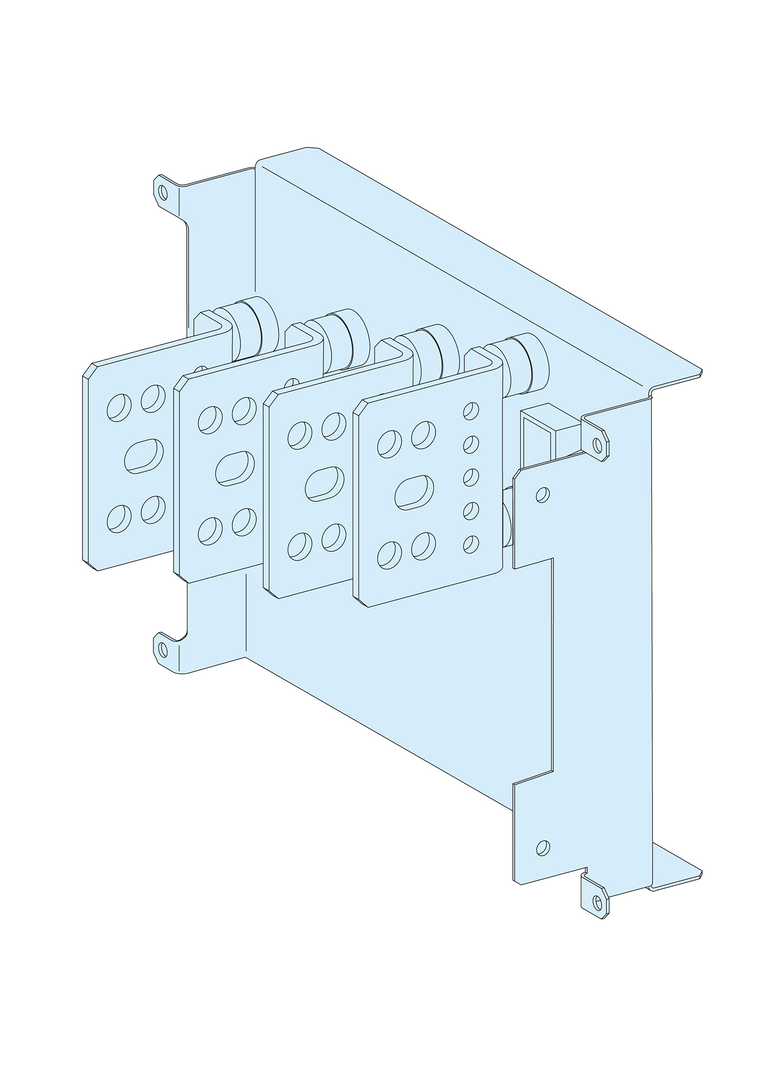 Rozdzielnice PrismaSet, połącznie transferowe 630A 4P