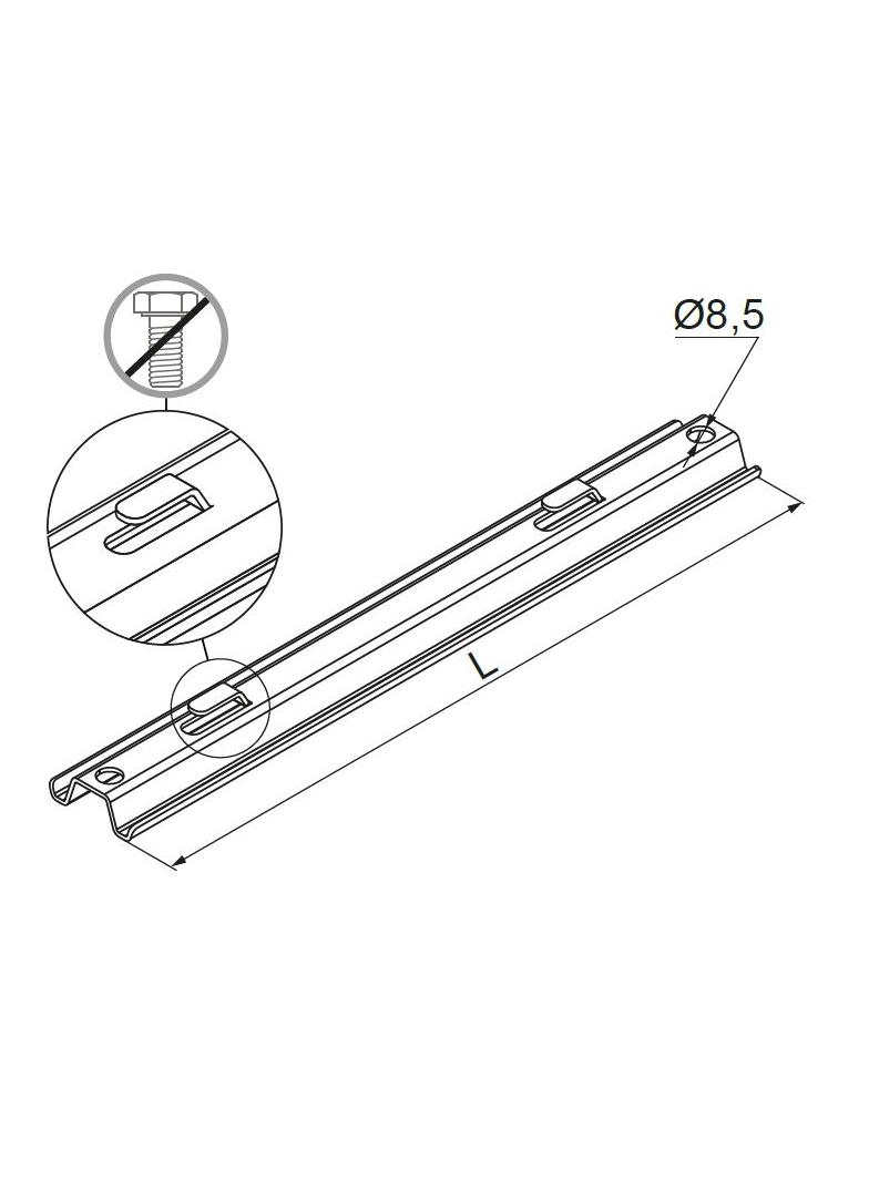 PZKRS150/3 POKRYWA KORYTKA SIATKOWEGO Z ZAM. 0,5 MM