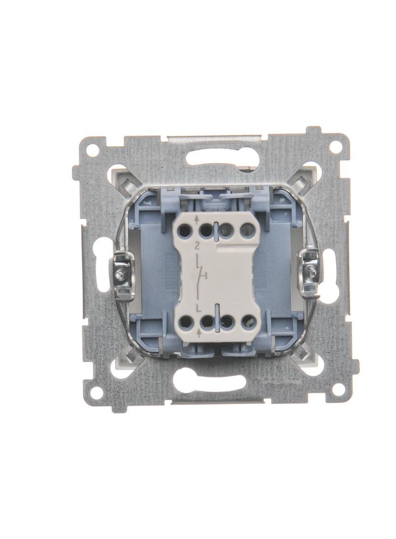 Simon 54 Przycisk „światło” 10A szybkozłączka złoty mat