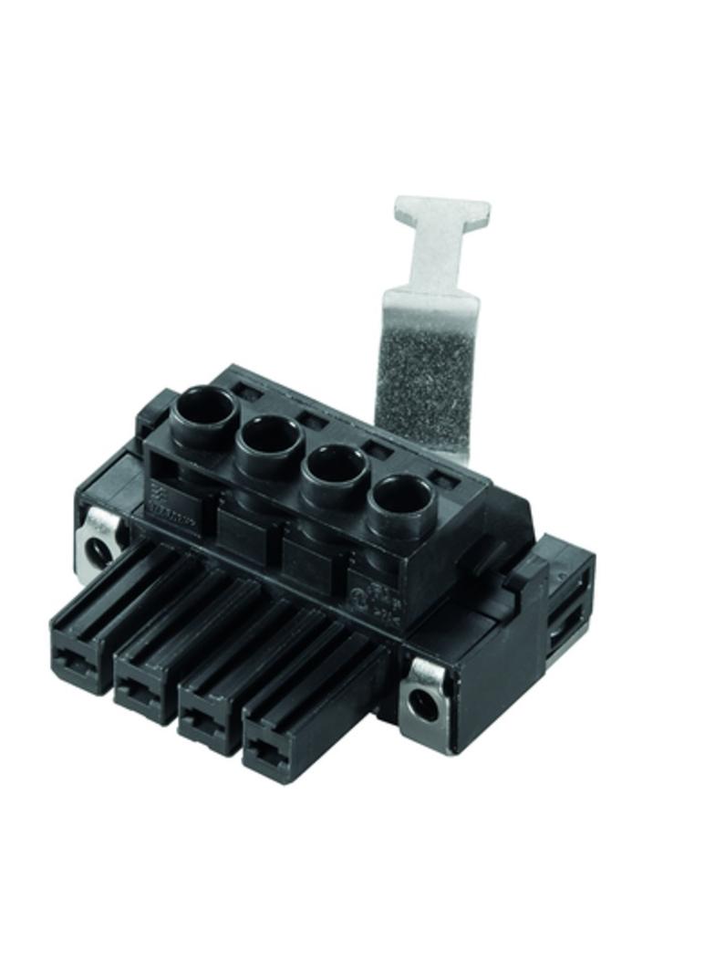 BVZ 7.62HP/04/180SH150C SN BK BX Złącze kablowe do płytek drukowanych /25szt./ WEIDMULLER