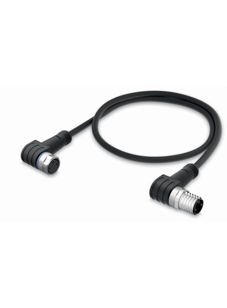 przewód do czujników/el.wykonawczych gniazdo kątowe/wtyczka kątowa M8 2m