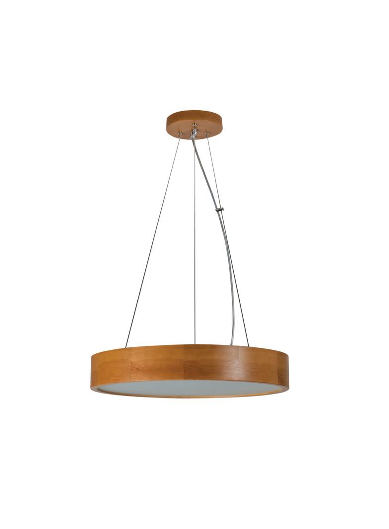 JASMIN C 470-G/O Plafoniera drewniana wisząca JASMIN C 470-G/O okrągła 47cm kolor złoty dąb 3XE27 KA 36501 KANLUX