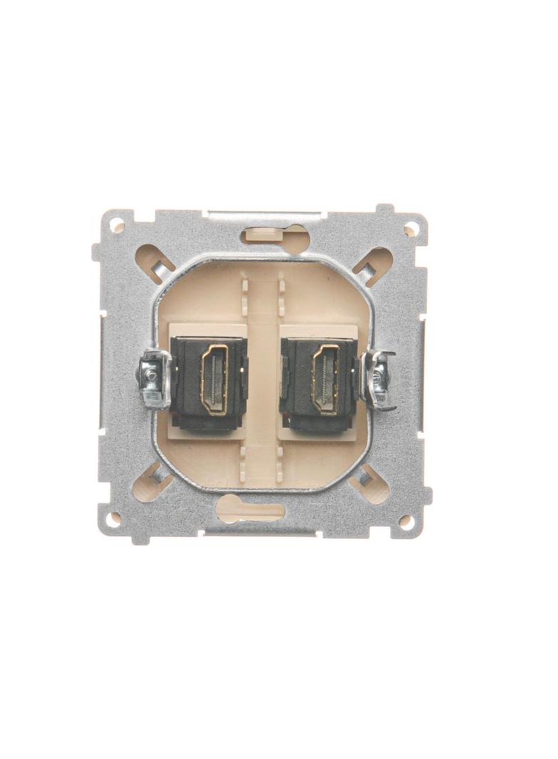 Simon Basic Gniazdo HDMI podwójne beż BMGHDMI2.01/12 KONTAKT