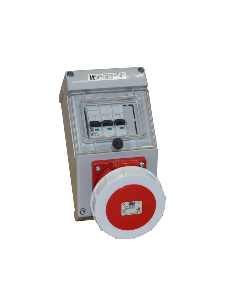 ZESTAW INSTALACYJNY IP65/IP67 Z WYŁ.32 A 3P+N+PE,M32
