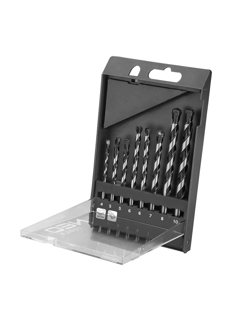 Zestaw wierteł do betonu zestaw 8szt- 4 5 5 6 6 7 8 10mm GRAPHITE 57H351 GTX 57-351 GTX Poland