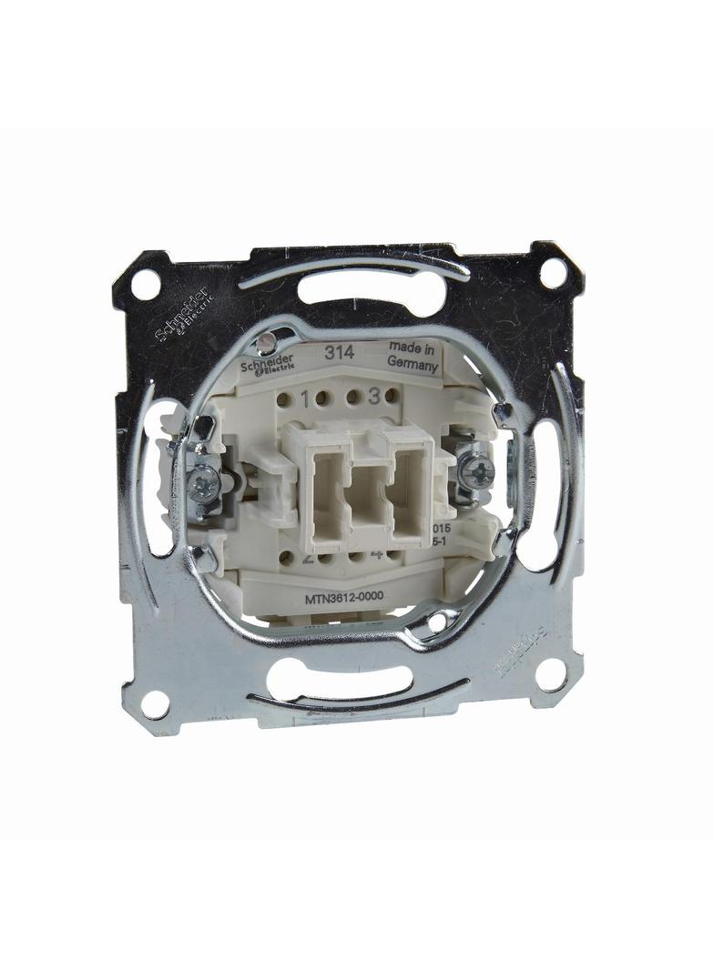 Merten, mechanizm łącznika 2-biegunowego, zacisk bezśrubowy